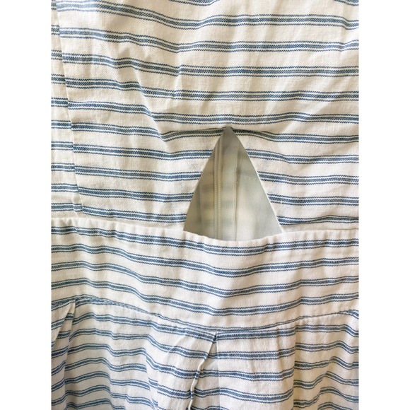 DINA BE FRANCESCA'S COLLECTION Women's Blue/White Striped Mini Tank Dress size M - Picture 4 of 9
